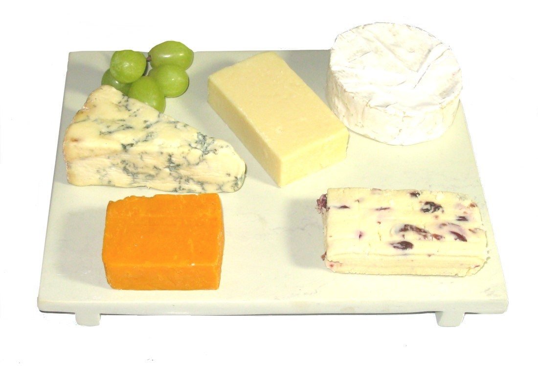 Natural Stone Serving Platter two sizes Cheese Cold Meats Sushi Fruit Fish Bread Desserts Cakes with Storycard - FriendlyTradingCo