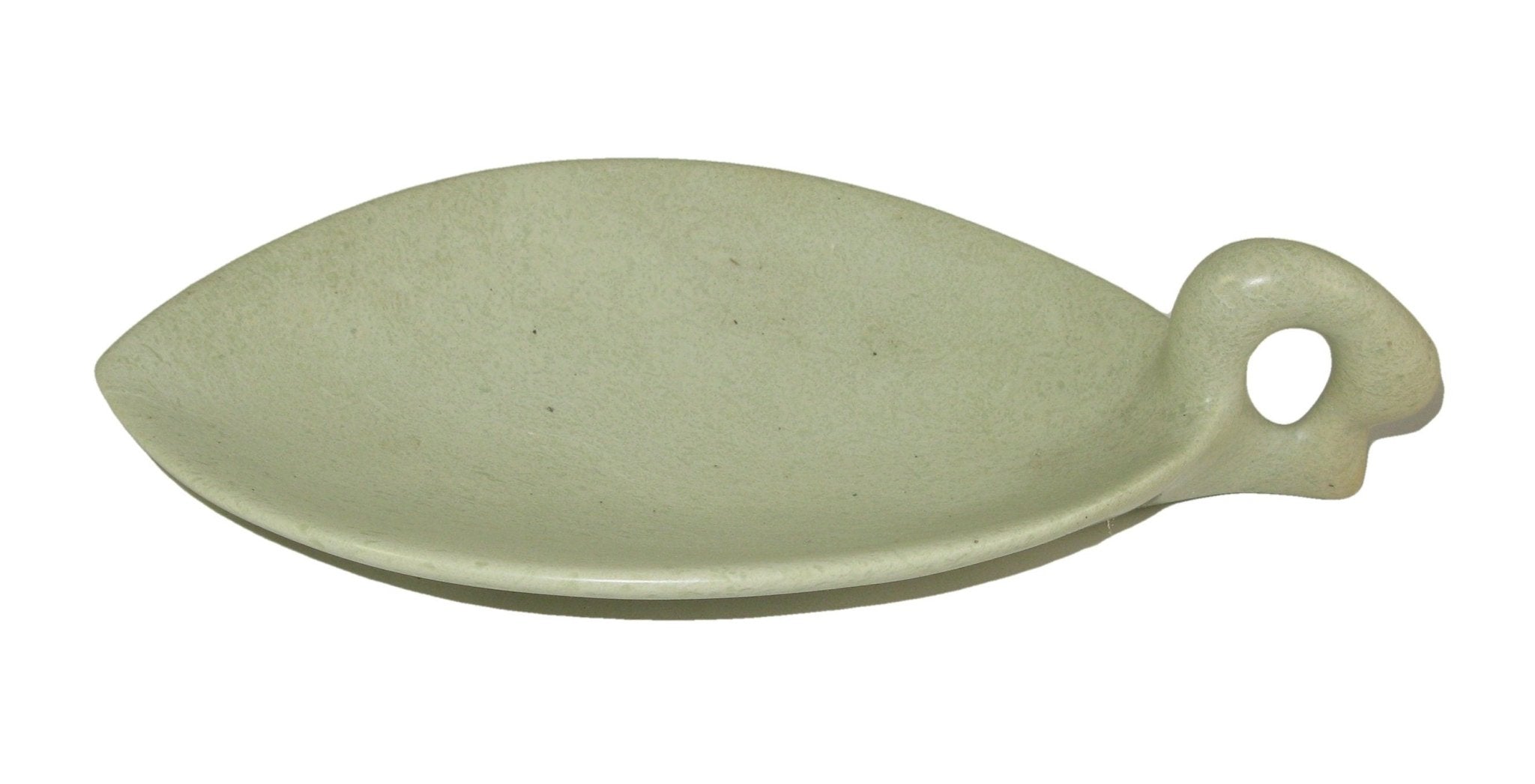 Oval Stone Soap Dish with Swan Head handle Hand Crafted 19 cm / 7.5 inches with Storycard - FriendlyTradingCo